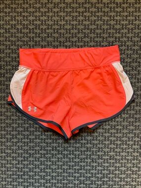 Under Armour Women's Coral Athletic Shorts with Contrast Trim